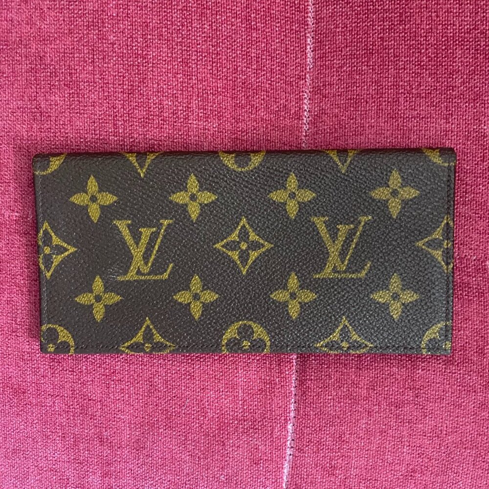 1960's Vintage Louis Vuitton Brown Multi Leather Wallet